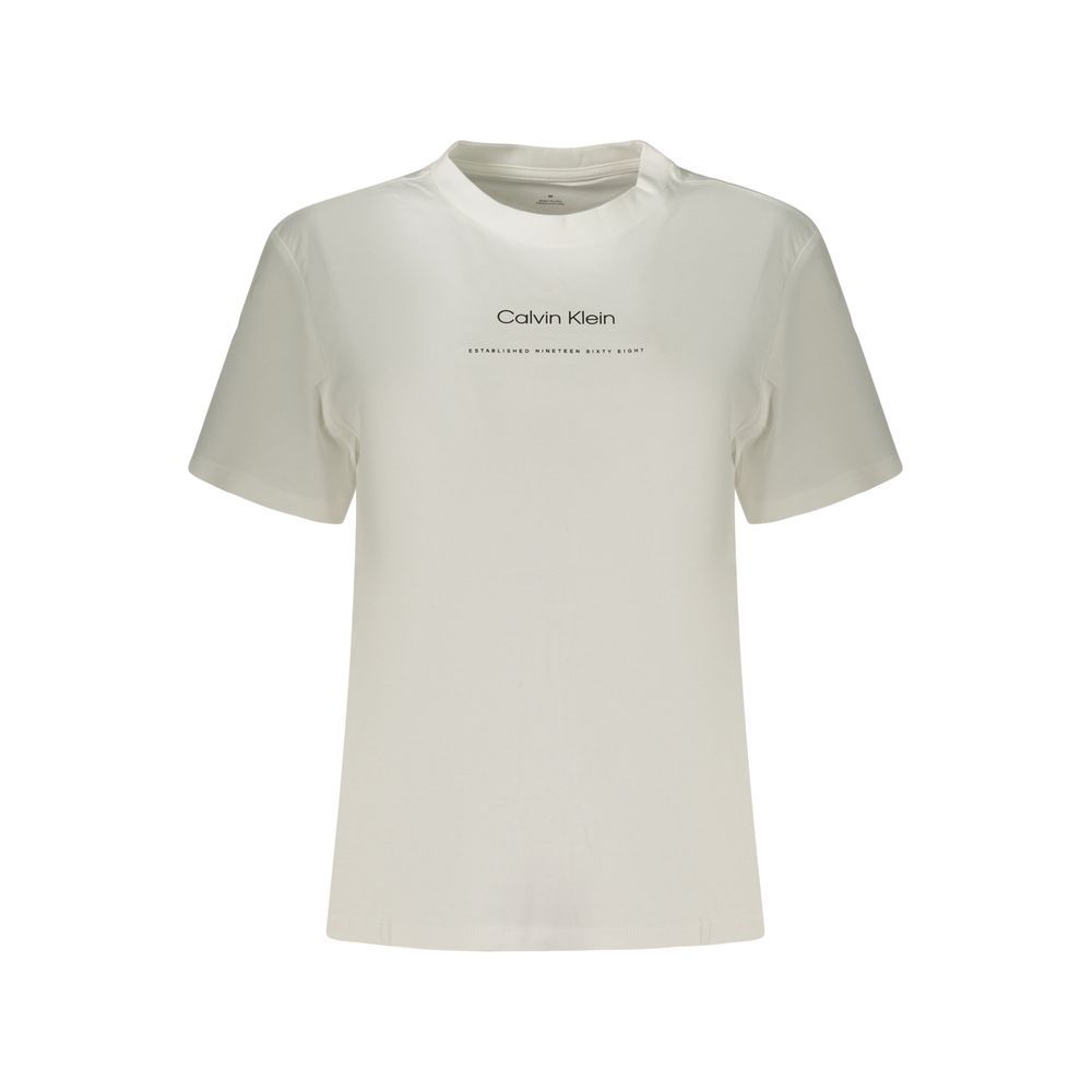 Calvin Klein White Cotton Women T-Shirt