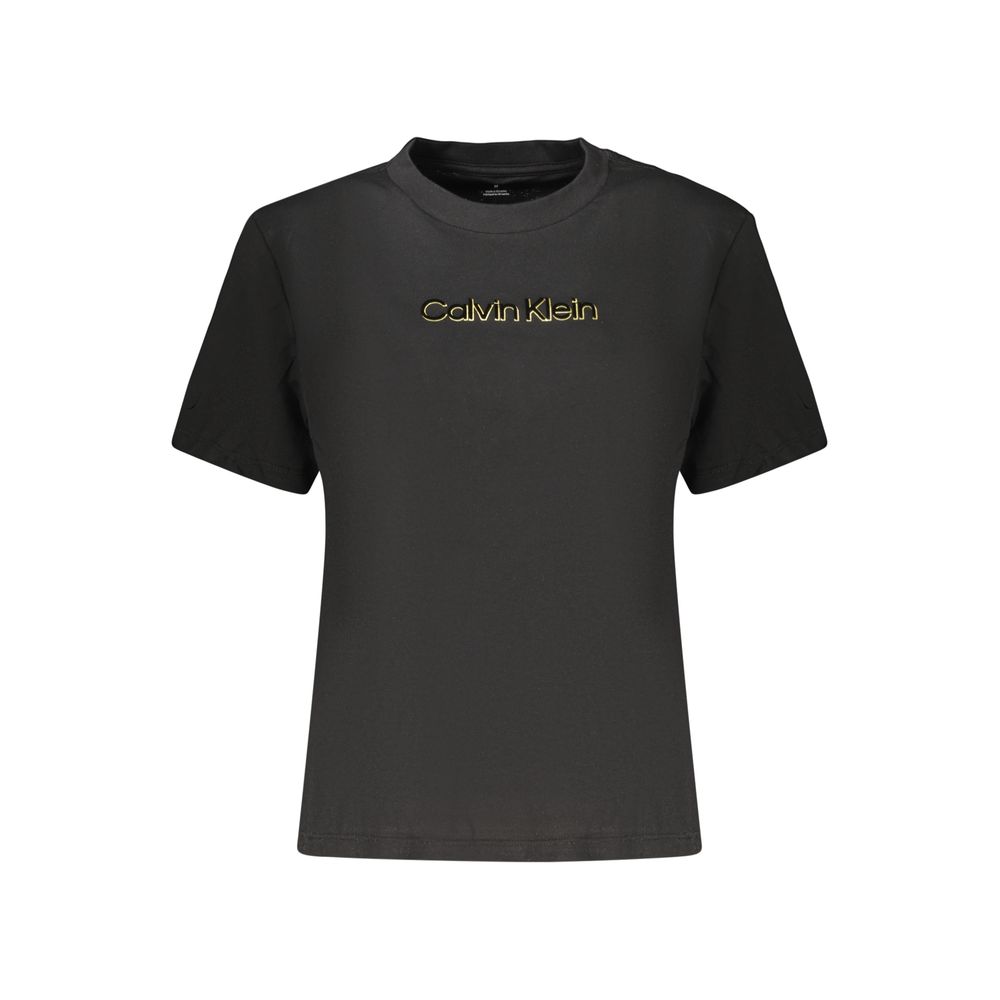 Calvin Klein Black Cotton Womens T-Shirt