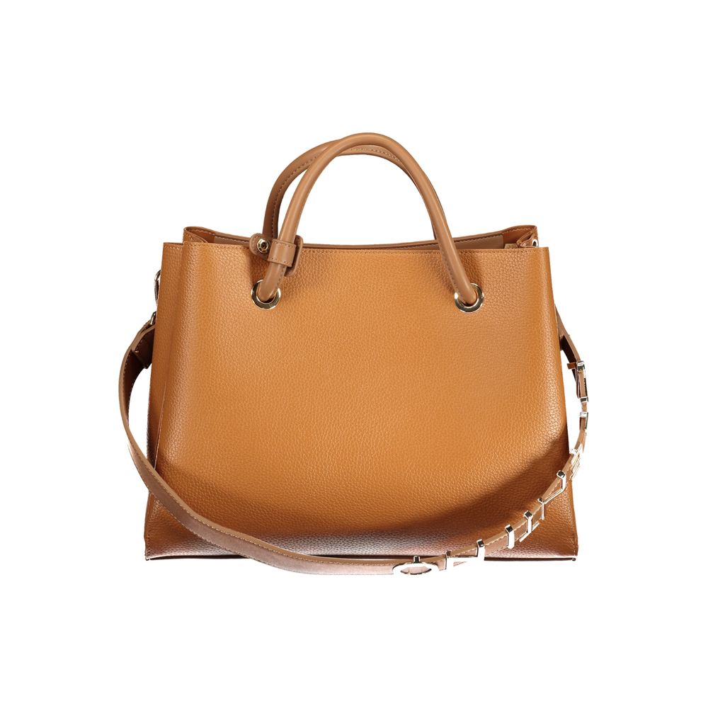 Mario Valentino Brown Polyurethane Women's Bag