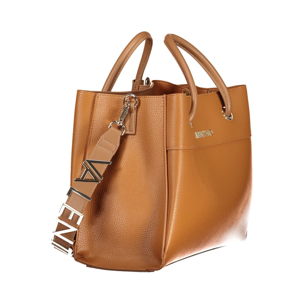 Mario Valentino Brown Polyurethane Women's Bag