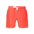 Tommy Hilfiger Rosso Polyester Men's Swim Short
