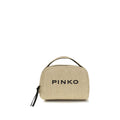 PINKO Beige Raffia Wallet