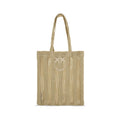 PINKO Beige Raffia Shoulder Bag