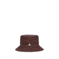 Vivienne Westwood Brown Raffia Bucket Hat