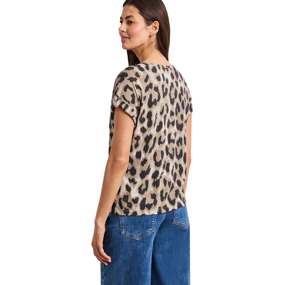 Street One Beige Cotton Blouse