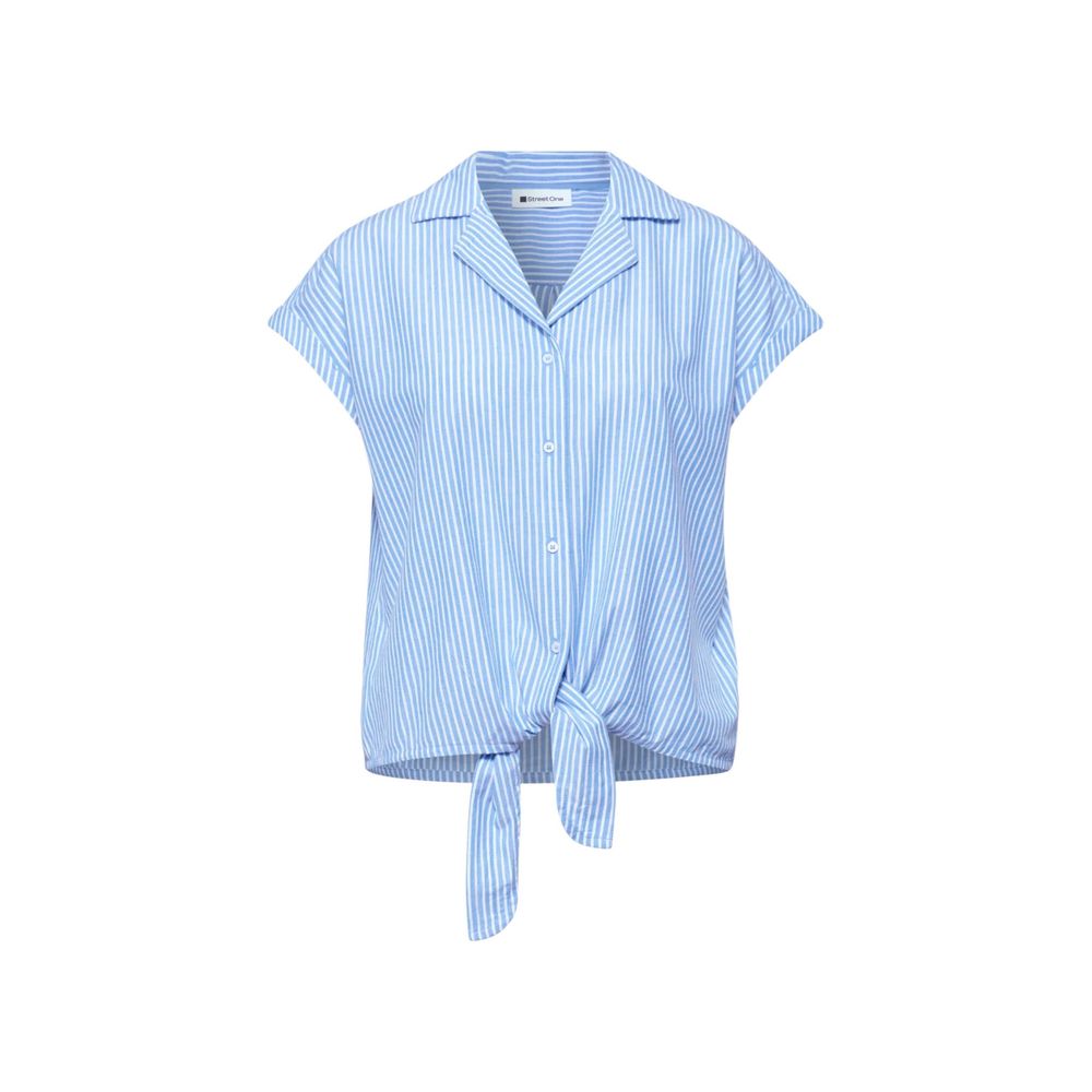 Street One Blue Cotton Shortsleeve Shirt