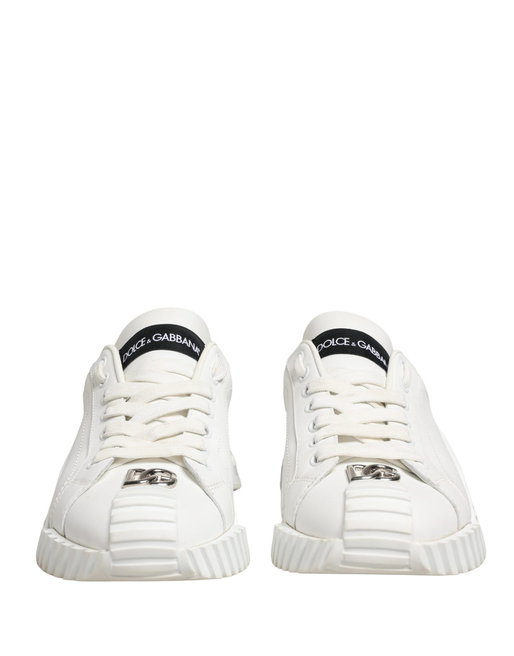 Dolce & Gabbana White NS1 Lace Up Low Top Sneakers Shoes