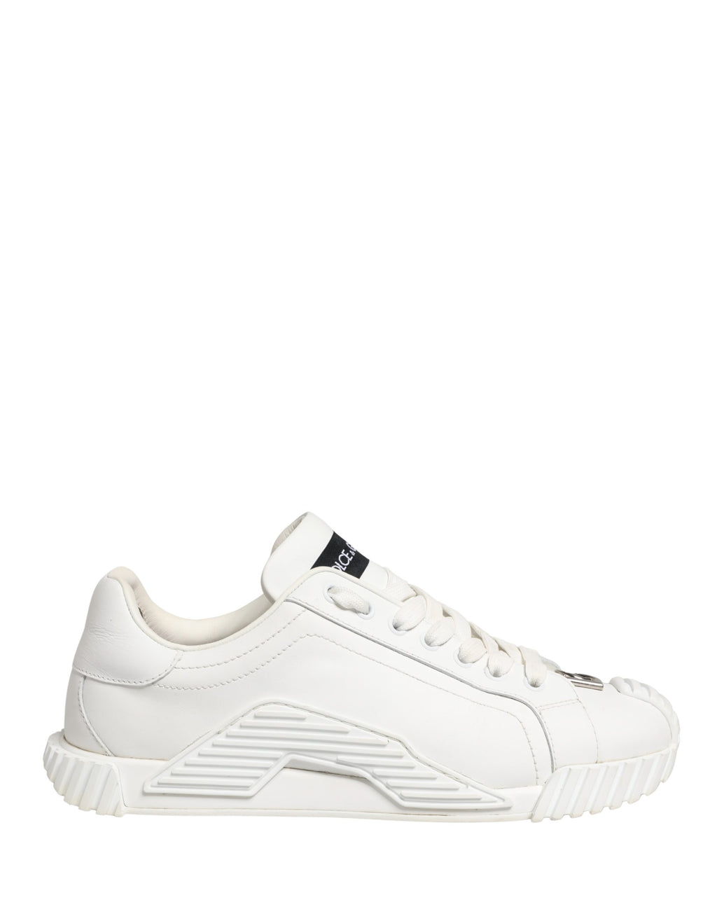 Dolce & Gabbana White NS1 Lace Up Low Top Sneakers Shoes
