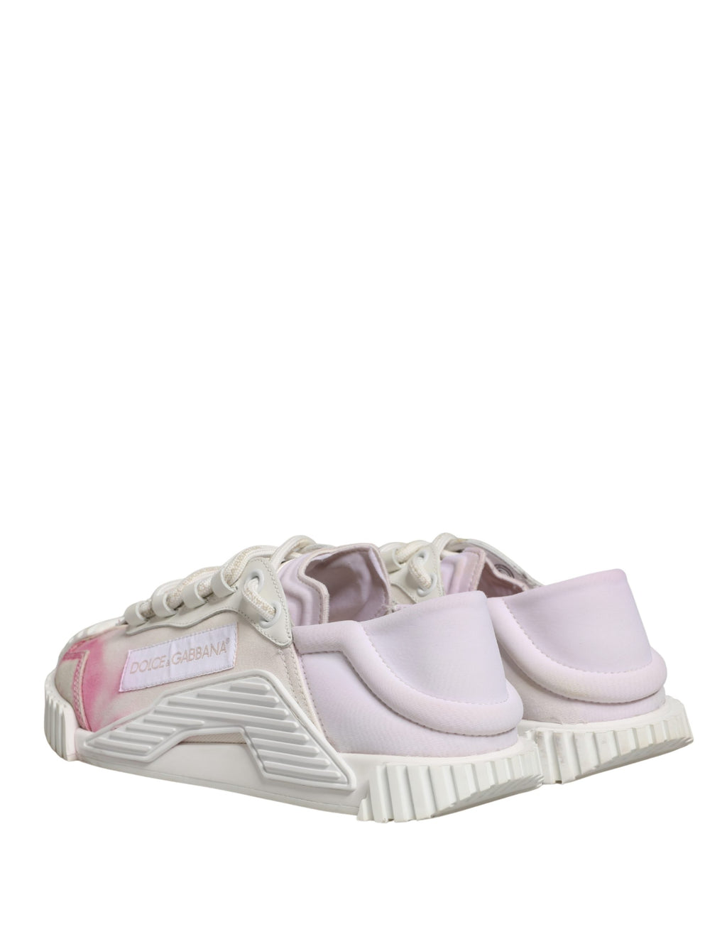 Dolce & Gabbana White NS1 Lace Up Low Top Sneakers Shoes