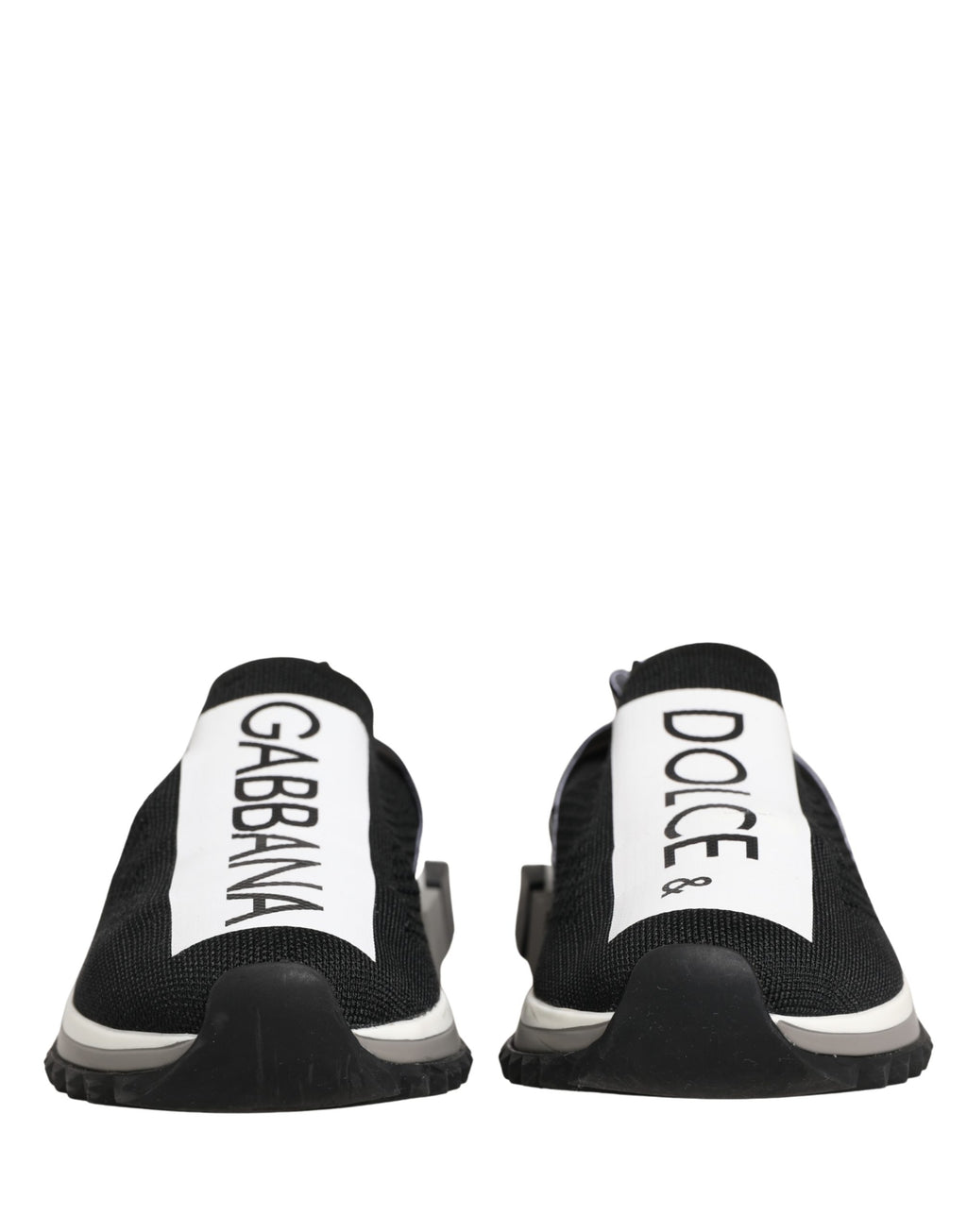 Dolce & Gabbana Black Sorrento Slip On Low Top Sneakers Shoes