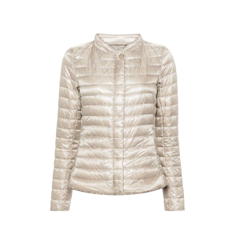 Herno Beige Polyamide Full-Length Jacket