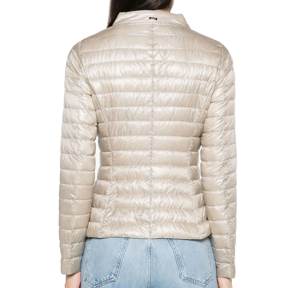 Herno Beige Polyamide Full-Length Jacket
