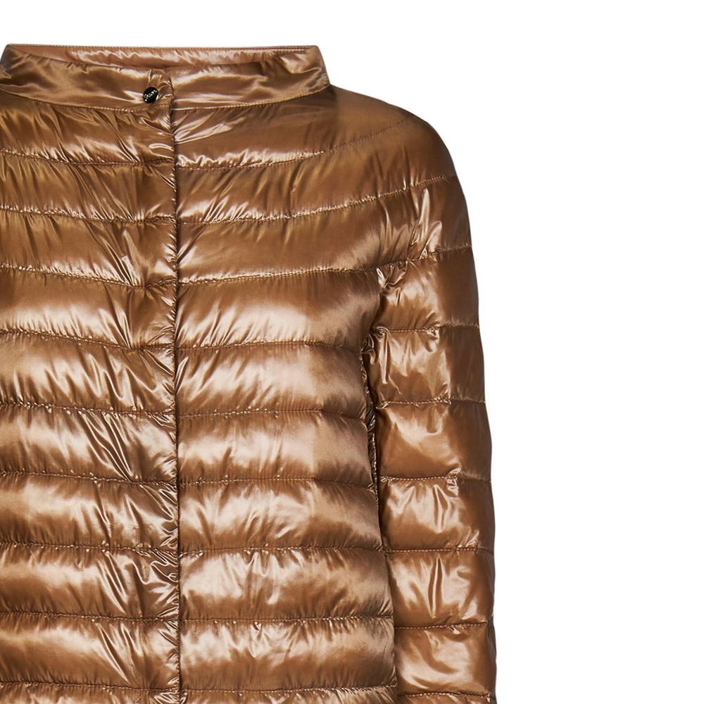 Herno Brown Polyamide Coat
