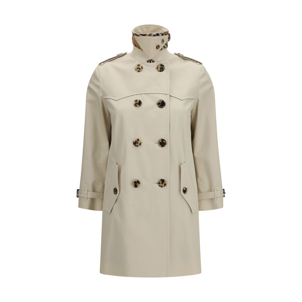 Burberry Beige Cotton Trench Coat