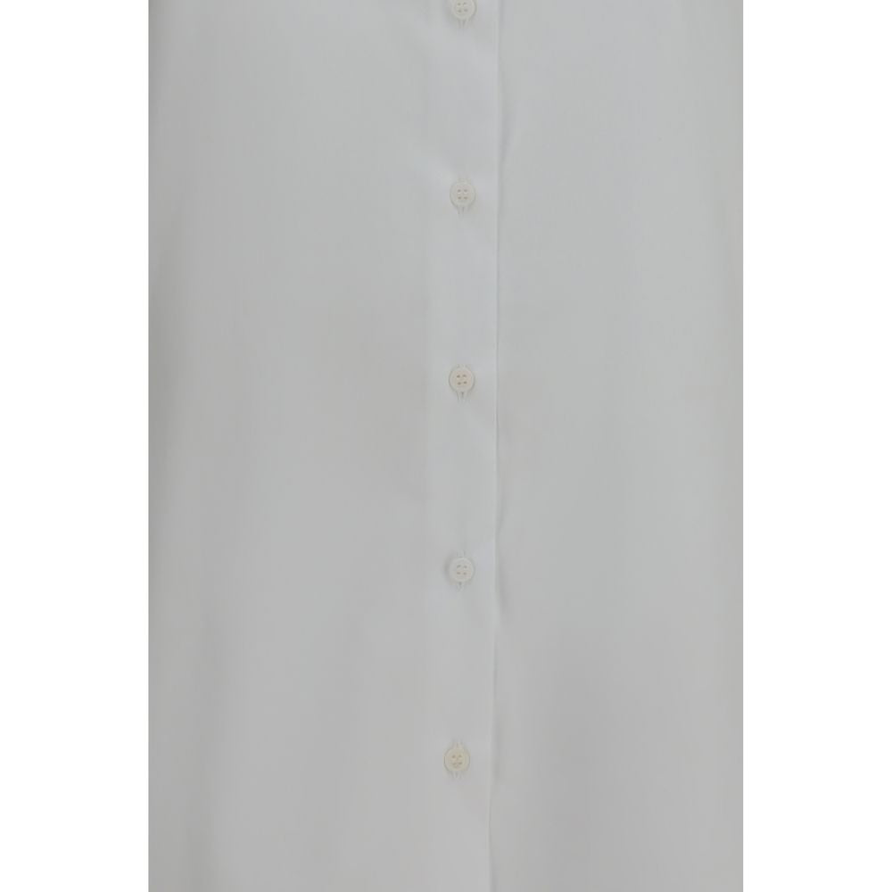 Ermanno Scervino White Cotton Dress Shirt
