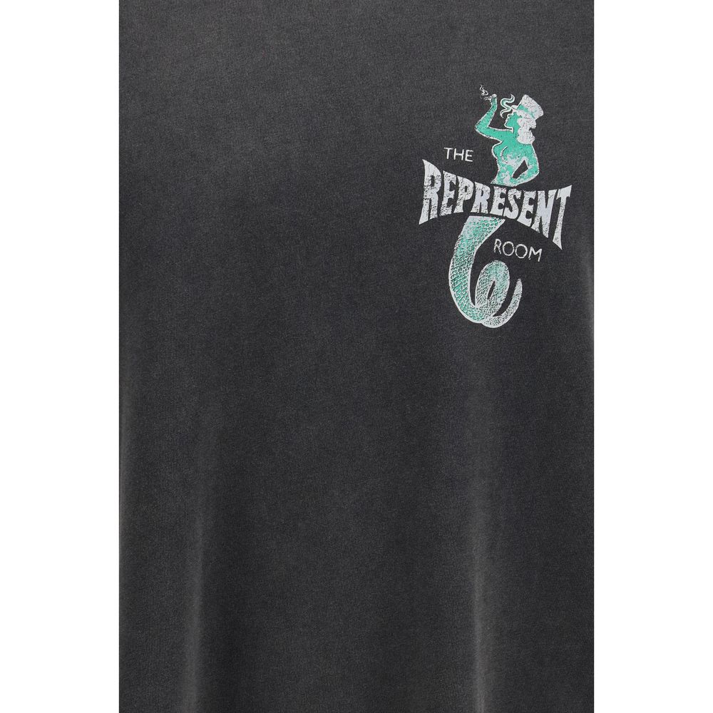 Represent Gray Cotton T-Shirt