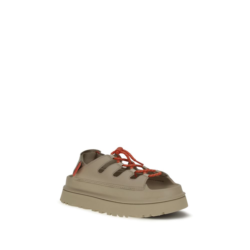 UGG Beige Polyurethane Platform Sandals
