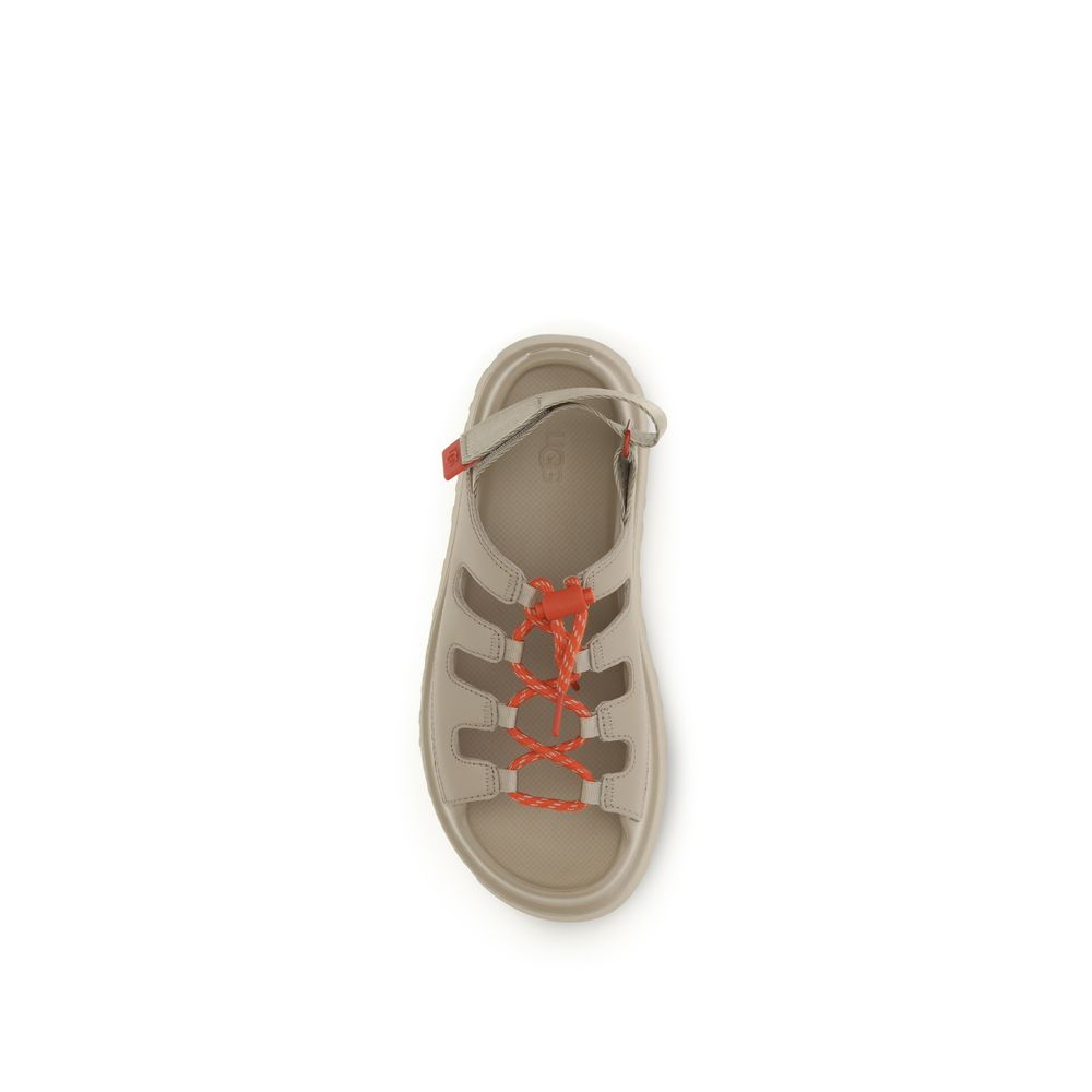 UGG Beige Polyurethane Platform Sandals