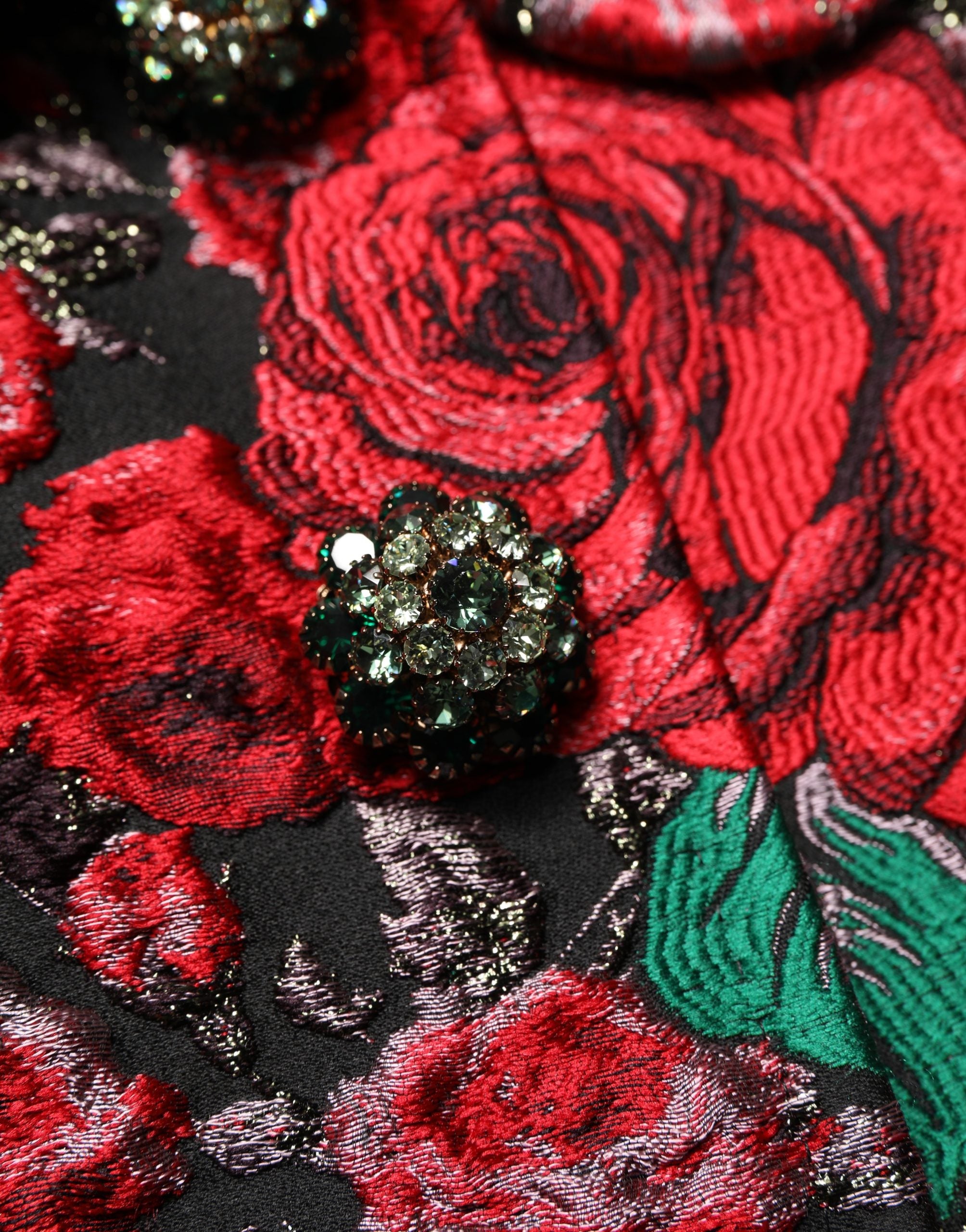 Dolce & Gabbana Multicolor Floral Brocade ButtonBlazer Jacket