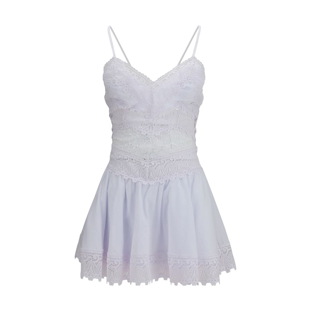 Charo Ruiz White Cotton Casual Dress