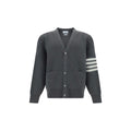 Thom Browne Gray Cotton Cardigan