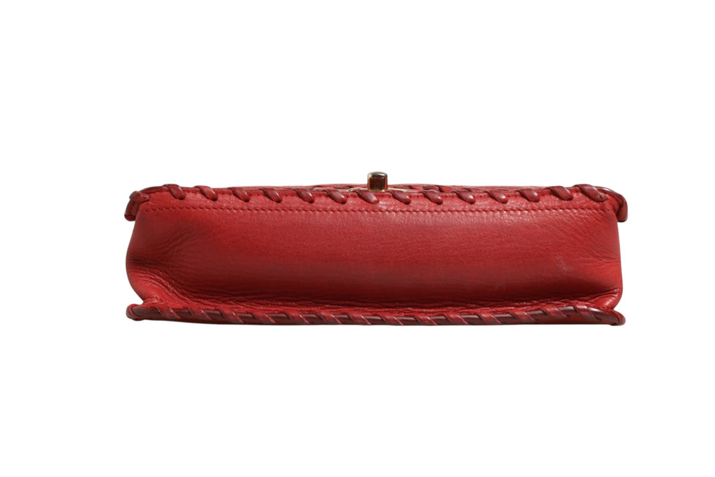 Chanel Mini Flap Bag Lambskin Braided Calfskin Gold Tone Metal