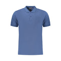 Rifle Blue Cotton Men's Polo Shirt