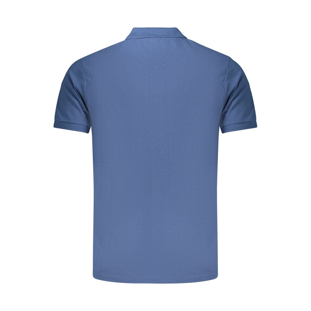 Rifle Blue Cotton Men's Polo Shirt