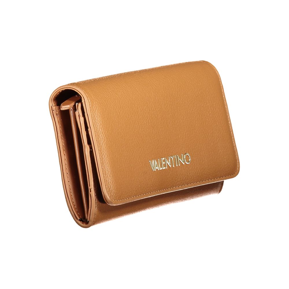 Mario Valentino Brown Polyurethane Women's Wallet