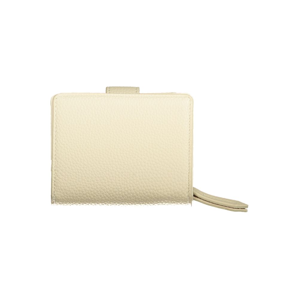 Mario Valentino Beige Polyurethane Womens Wallet