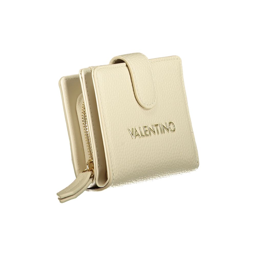 Mario Valentino Beige Polyurethane Womens Wallet