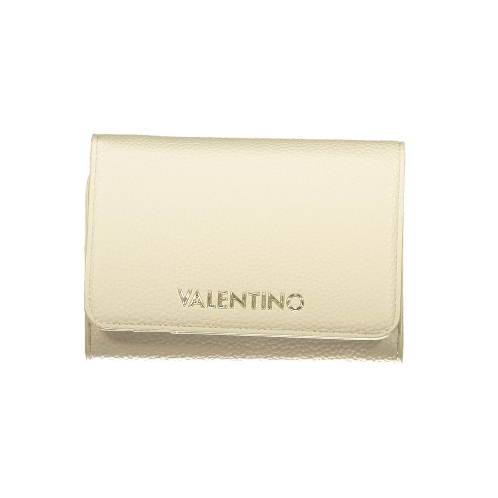Mario Valentino Beige Polyurethane Women's Wallet