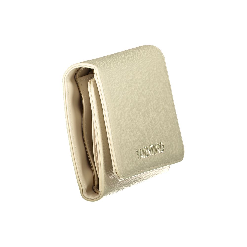 Mario Valentino Beige Polyurethane Women's Wallet