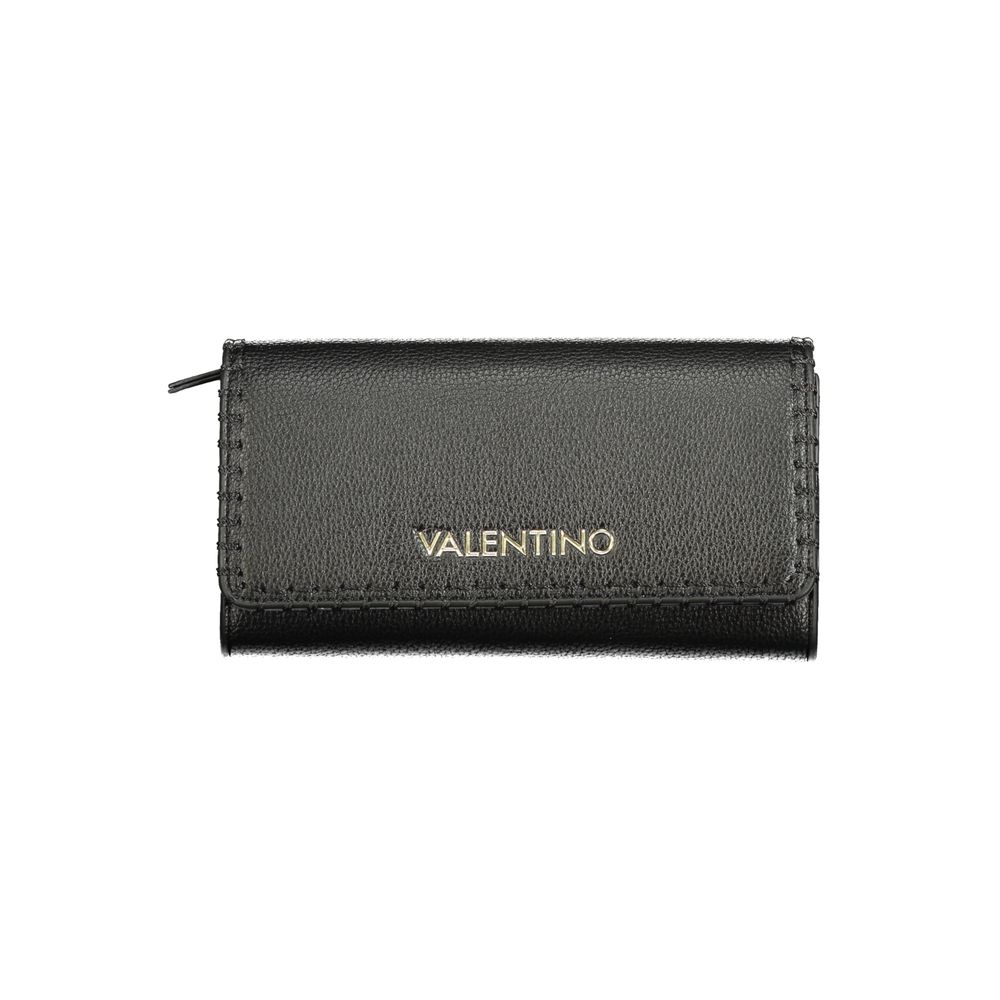 Mario Valentino Black Polyurethane Women's Wallet