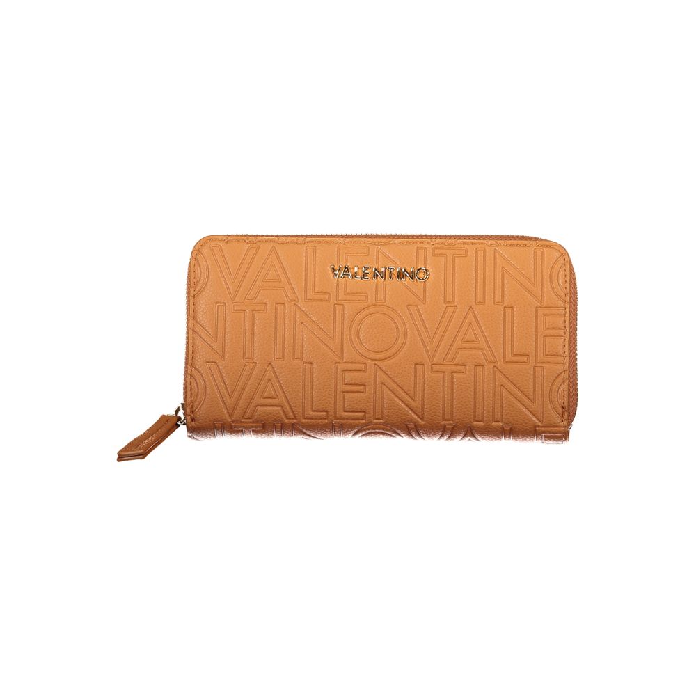 Mario Valentino Brown Polyurethane Women's Wallet