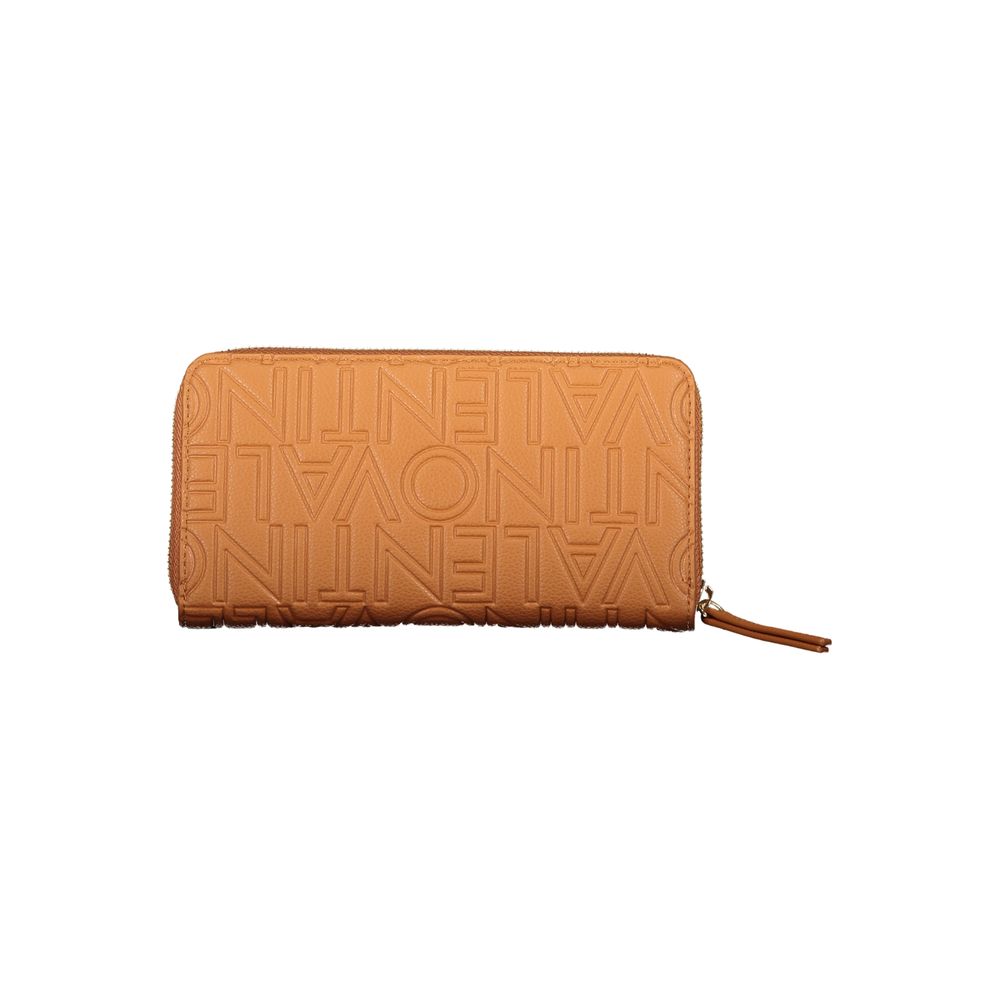Mario Valentino Brown Polyurethane Women's Wallet