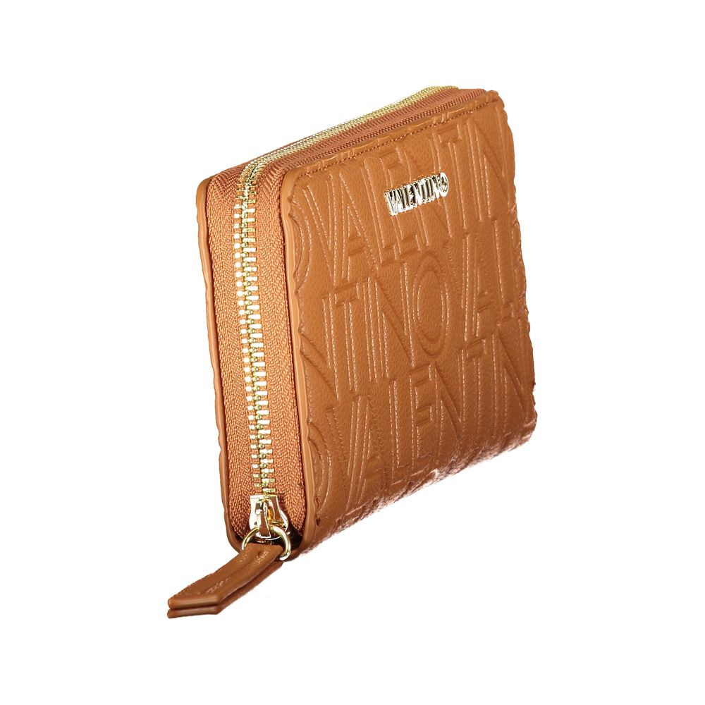 Mario Valentino Brown Polyurethane Women's Wallet