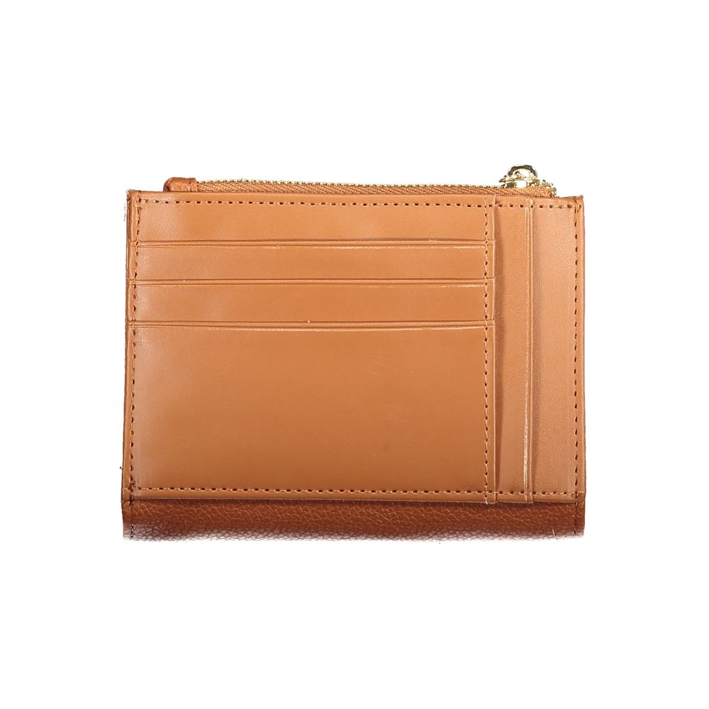 Mario Valentino Brown Polyurethane Women's Wallet