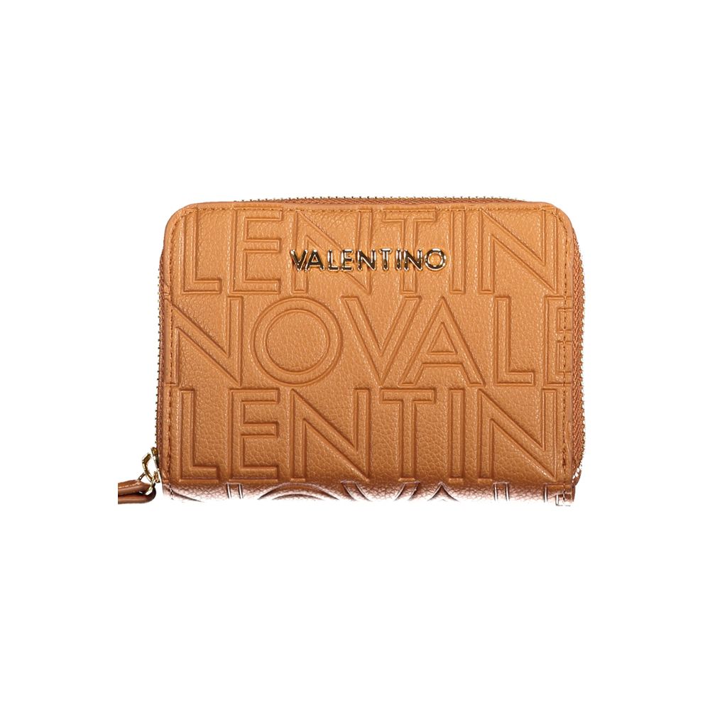 Mario Valentino Brown Polyurethane Womens Wallet