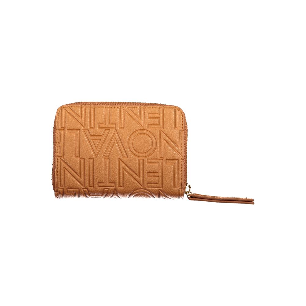 Mario Valentino Brown Polyurethane Womens Wallet
