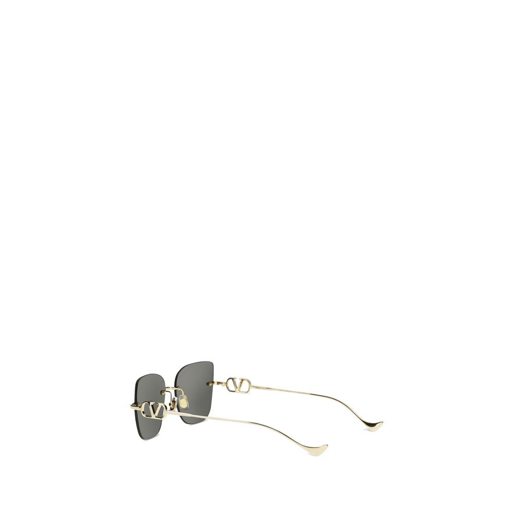 Valentino Garavani Black Metal Sunglasses