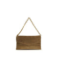 Gucci Brown Suede Leather Handbag