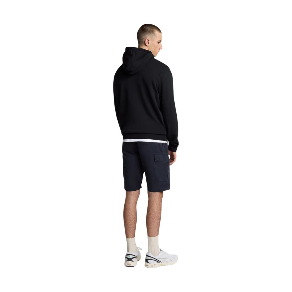 Lyle & Scott Black Cotton Bermuda Shorts