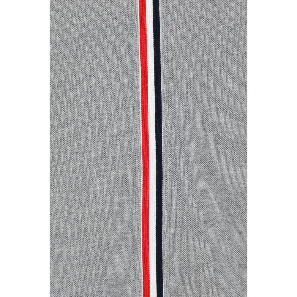 Thom Browne Gray Cotton Long Sleeve T-Shirt