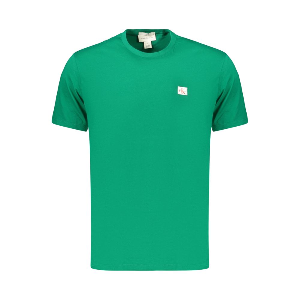 Calvin Klein Green Cotton Men's T-Shirt