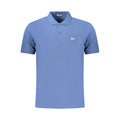 Rifle Blue Cotton Men's Polo Shirt