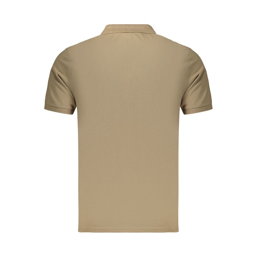 Rifle Brown Cotton Men's Polo Shirt