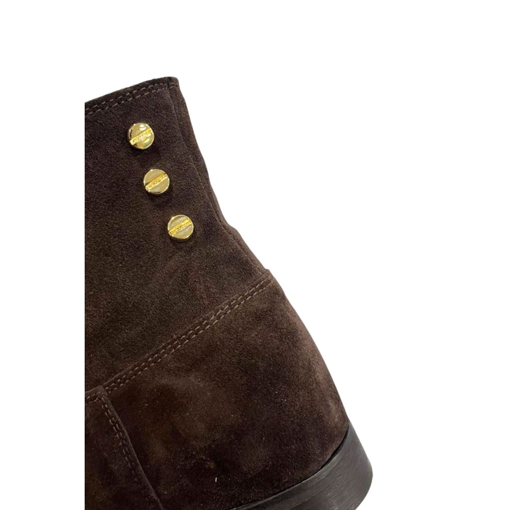 Borbonese Brown Leather Women Boot