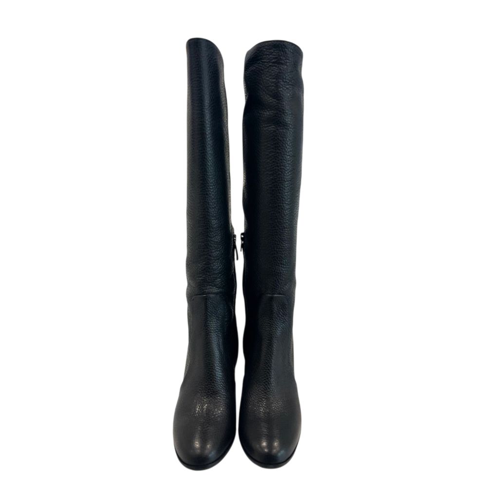 Borbonese Black Leather Women Boot
