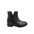 Borbonese Black Leather Women Boot